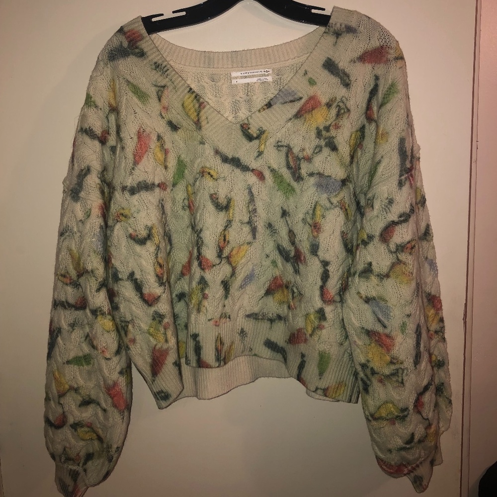 Anthropologie crop sweater